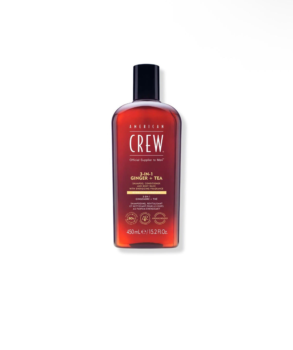 3-in-1 Ginger + Tea Shampoo, Conditioner and Body Wash