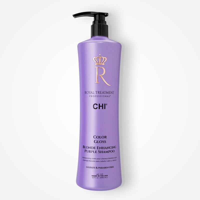Royal Treatment Color Gloss Blonde Enhancing Purple Shampoo - 32 Oz