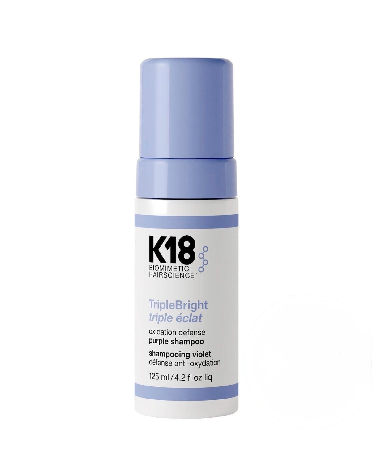 K18 Triple Bright Oxidation Defense Purple Shampoo Foam