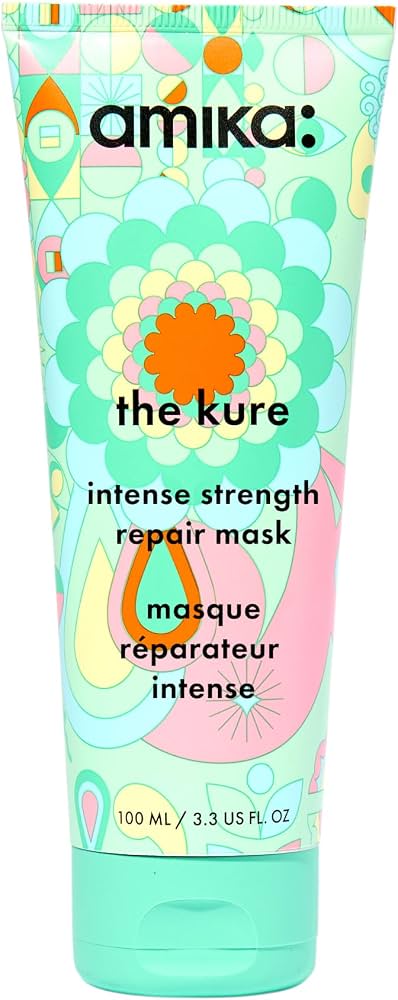 amika the kure Intense Strength Repair Hair Mask Cream, Unisex 3.3 fl oz