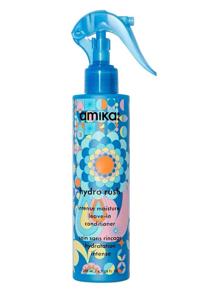 amika Hydro Rush Leave-In Conditioner Spray, Hydrating Moisturizing 6.7 fl oz