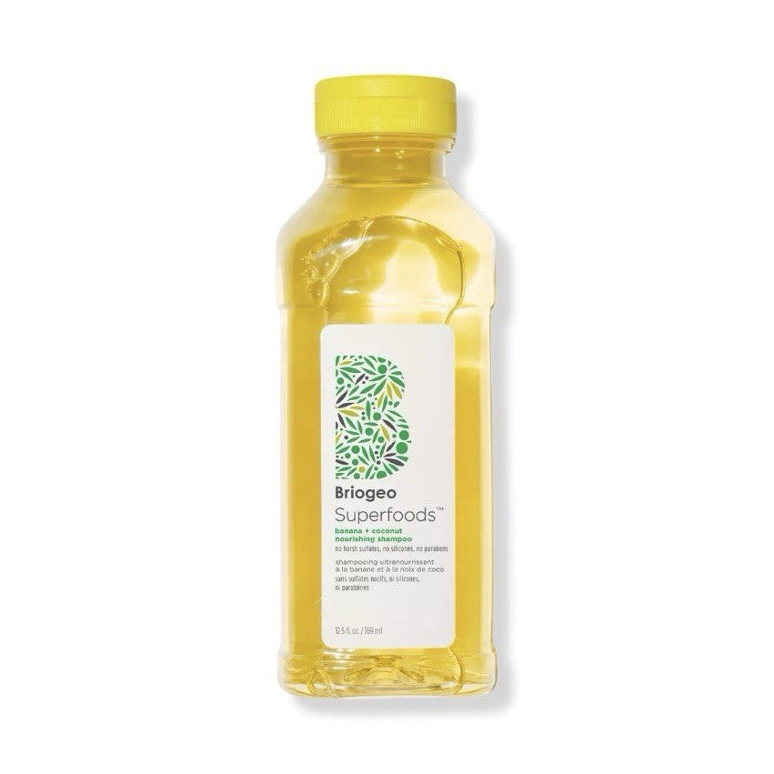 Briogeo Superfoods Banana + Coconut Nourishing Shampoo Dry Hair 12.5 fl oz