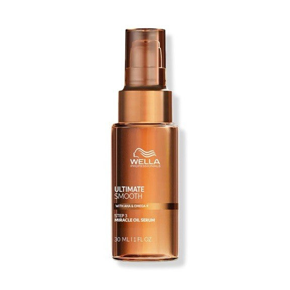 Wella Professionals Ultimate Smooth Miracle Oil Serum, AHA Omega-9 1 fl oz